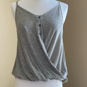 NWT Sage Ribbed Summer Top - Large